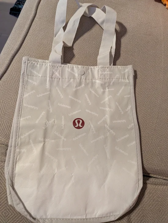 lululemon athletica (1) Red, White Or Black Reusable Tote - Picture 5 of 7